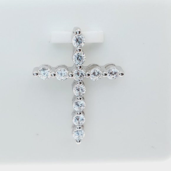 "#925 Sterling Silver Cubic Zircon Pendant for Women/Girls, US925P1101 - Picture 5 of 7